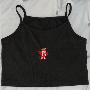 Devil crop top